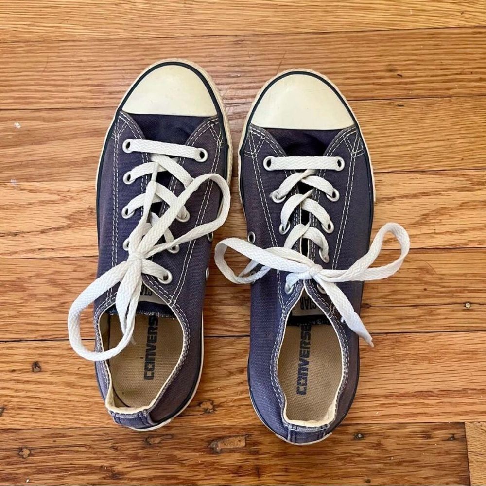 Converse All Star Low Top Sneakers Size 6 Women’s Blue Canvas Streetwear